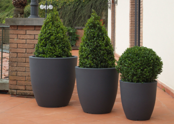 350x250 Kvetináče Orione Idel grey tmavo sivá farba